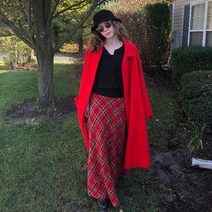 Beautiful vintage Pendleton Red Wool Cape